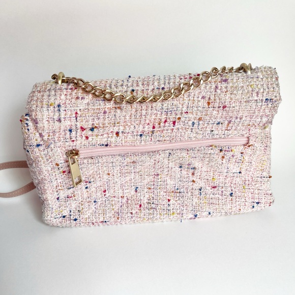 Aldo Tweed Hand Bag Hobo Strap - Picture 2 of 6